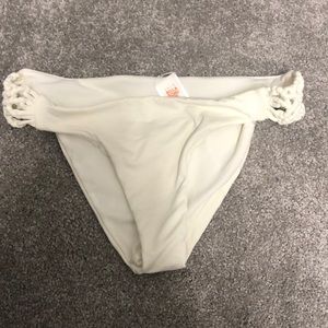 Billabong white bikini bottoms!